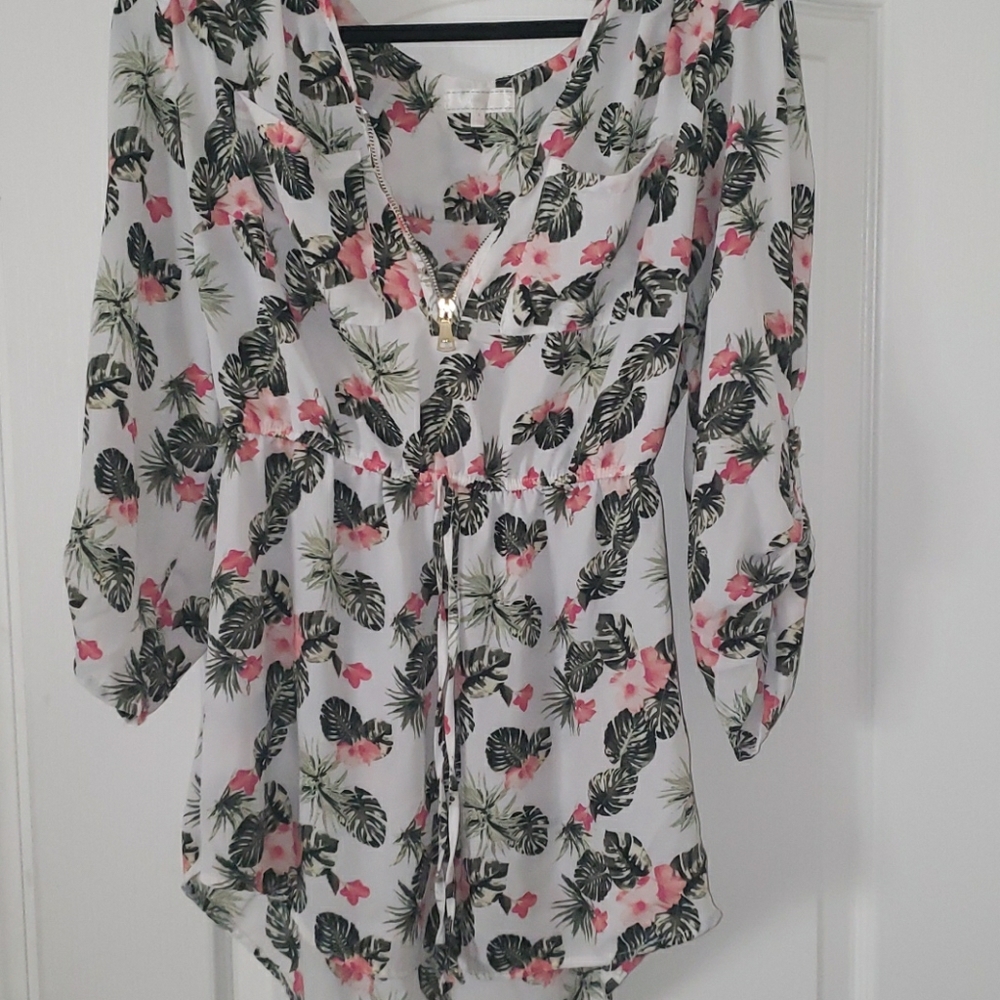 Floral Design Blouse
